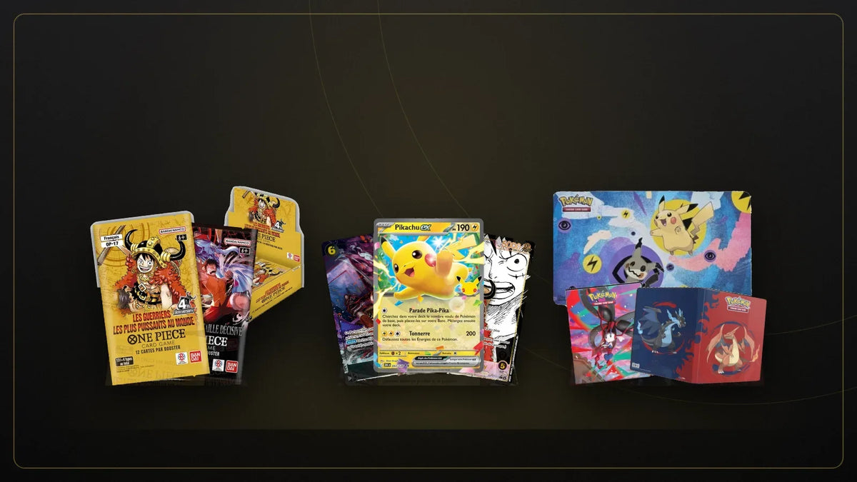 Produits One Piece, cartes à l’unité et accessoires proposés par ChocoCards à Nivelles