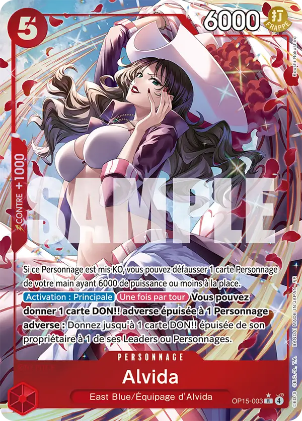Alvida (Alternate Art) · Adventure on Kami's Island OP15-003 · FR
