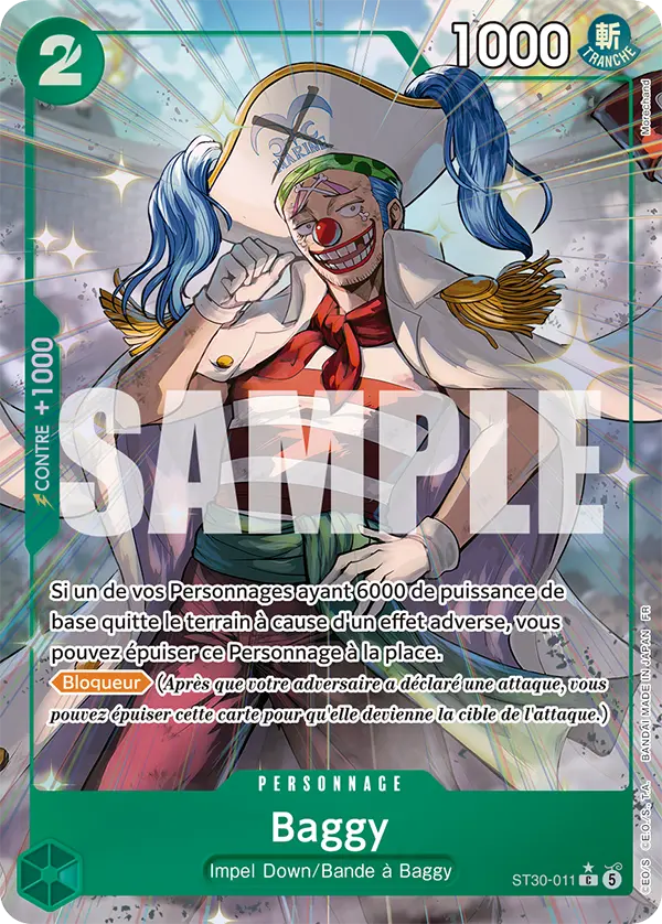Buggy (Full-Art) (Baggy (Full-Art)) · EX Luffy & Ace ST30-011 · FR