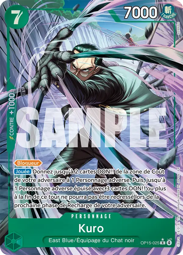Kuro (Alternate Art) · Adventure on Kami's Island OP15-025 · FR
