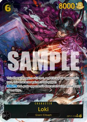 Loki (Alternate Art) · The World's Strongest Warriors OP17-119 · EN
