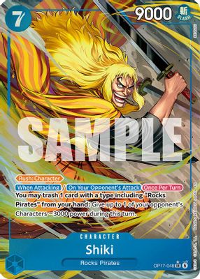Shiki (048) (Alternate Art) · The World's Strongest Warriors OP17-048 · EN