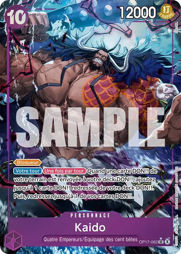 Kaido (Alternate Art) · The World's Strongest Warriors OP17-062 · FR