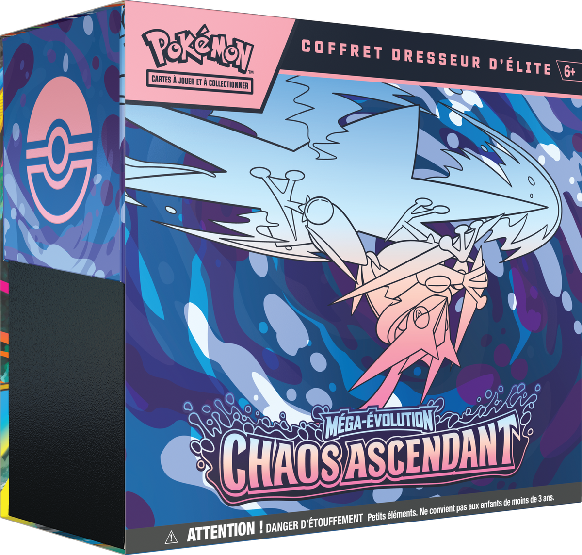 Coffret Dresseur d'Élite Pokémon Méga-Évolution Chaos Ascendant (ME04) – version française