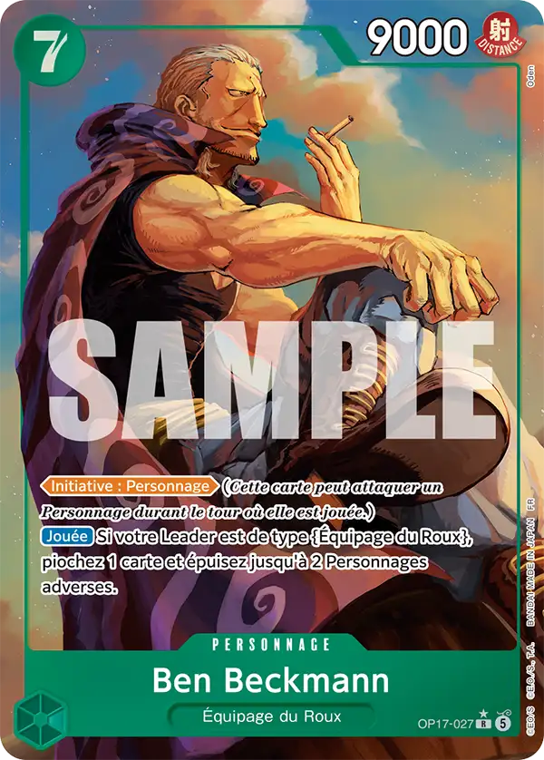 Benn.Beckman (Alternate Art) (Ben Beckmann (Alternate Art)) · The World's Strongest Warriors OP17-027 · FR