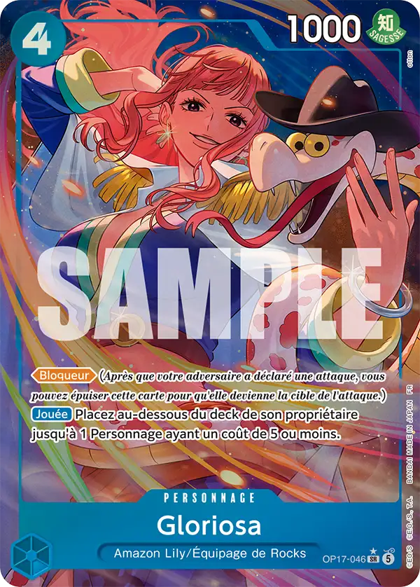 Gloriosa (Alternate Art) · The World's Strongest Warriors OP17-046 · FR