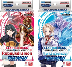 Digimon Card Game Starter Decks ST-25 Rubeusdramon et ST-26 Yukinamon (version anglaise)