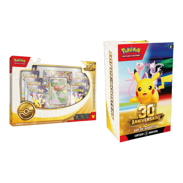 Coffrets Pokémon de l'édition 30e anniversaire
