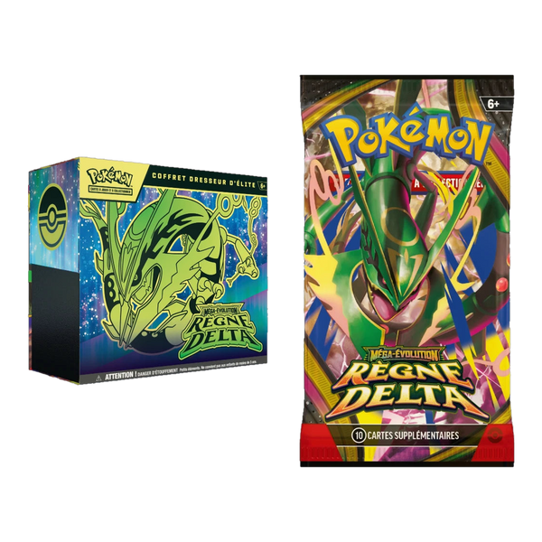 Coffret et booster Pokémon Règne Delta
