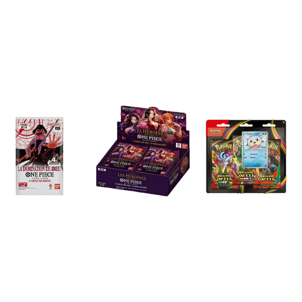 Booster, display et coffret de cartes à collectionner