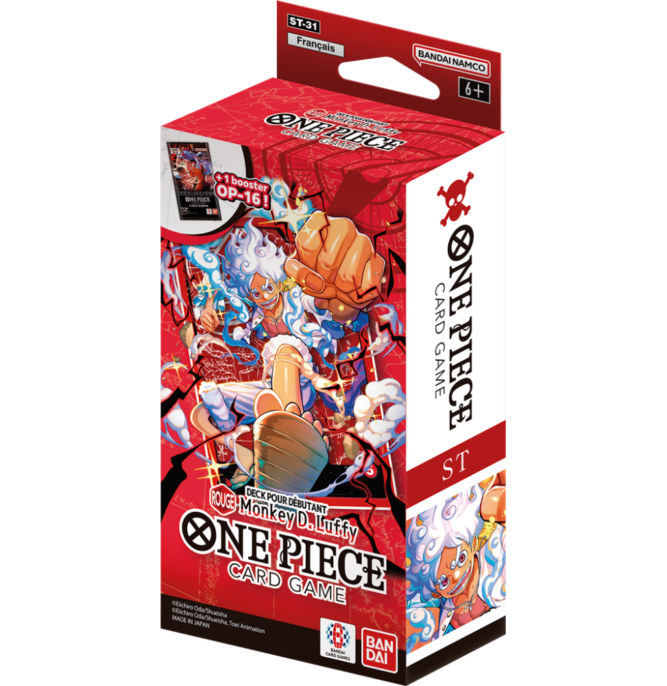 One Piece Card Game – Deck Débutant 03 ST31–ST36 (FR)