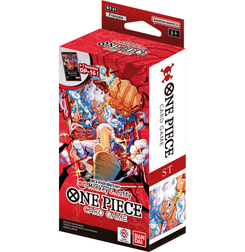 One Piece Card Game – Deck Débutant 03 ST31–ST36 (FR)