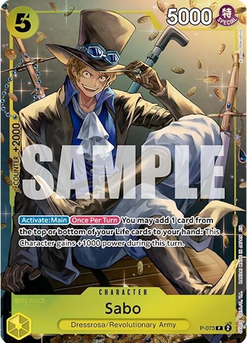Sabo P-073 Tin Pack Set Vol.2 – One Piece Card Game FR