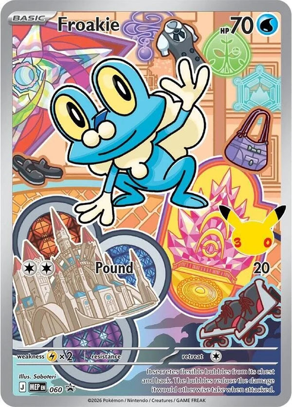 Carte Pokémon Grenousse (Froakie) MEP 060 – version française