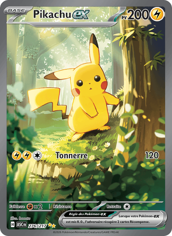 Pikachu-ex · HER 276/217 · FR