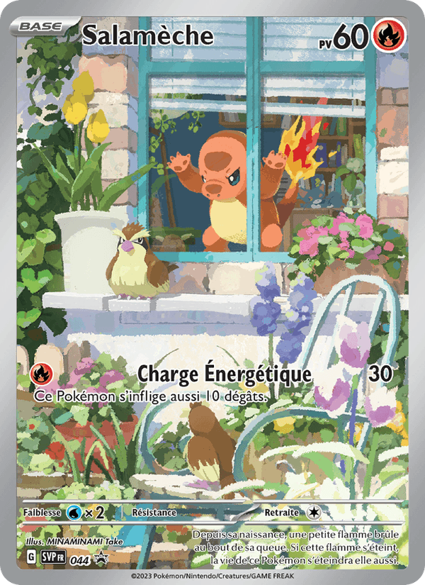 Carte Pokémon Salamèche (Charmander) SVP 044/225 – version française
