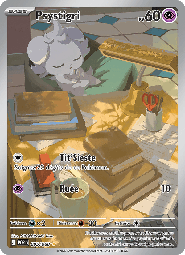 Carte Pokémon Psystigri (Espurr) ORP 095/88 – version française