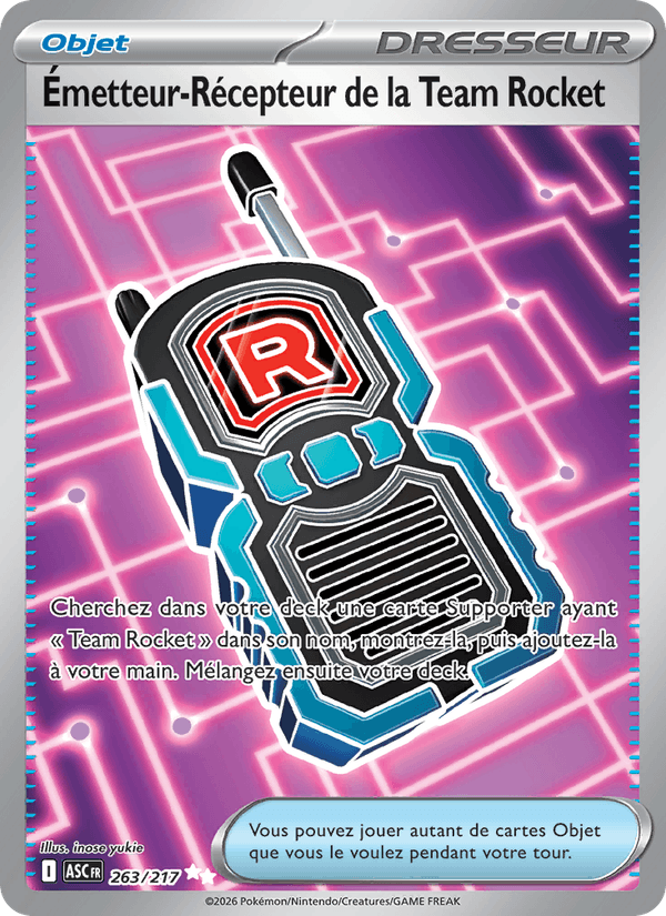 Émetteur-Récepteur de la Team Rocket · HER 263/217 · FR