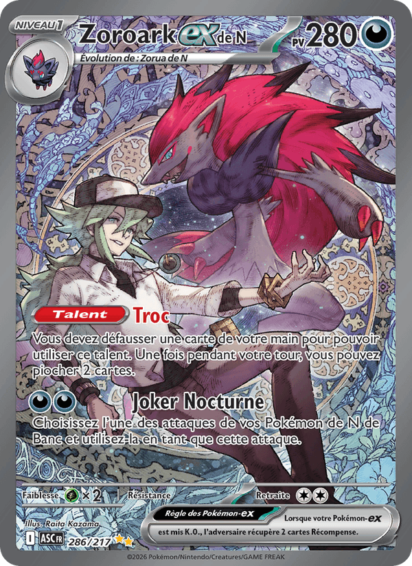 Zoroark-ex de N · HER 286/217 · FR