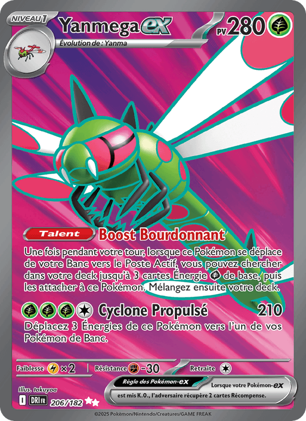 Yanmega-ex · RVD 206/182 · FR
