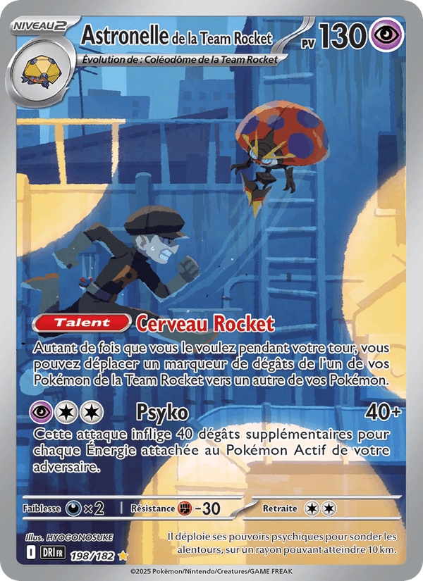Astronelle de la Team Rocket · RVD 198/182 · FR