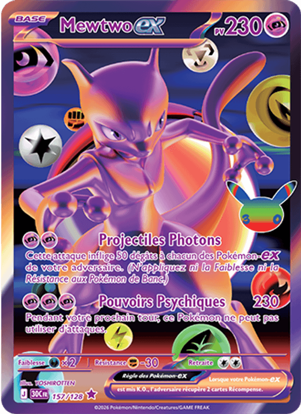 Mewtwo-ex · 30C 157/128 · FR