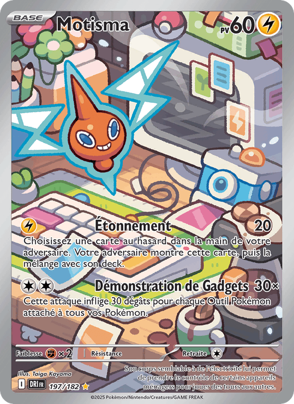 Carte Pokémon Motisma (Rotom) RVD 197/182 – version française