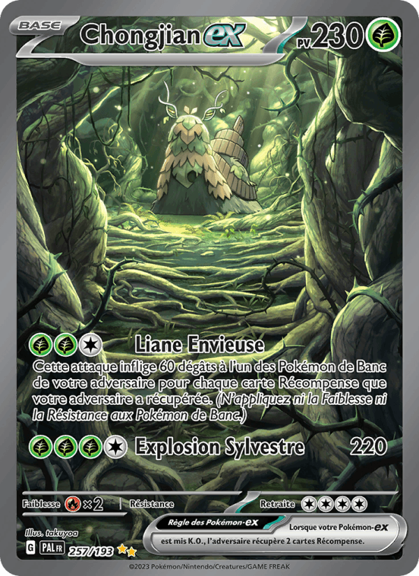 Carte Pokémon Chongjian-ex (Wo-Chien ex) EAP 257/193 – version française
