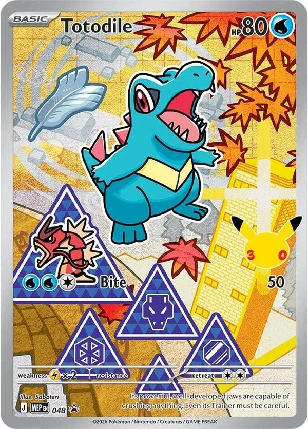 Carte Pokémon Kaiminus (Totodile) MEP 048 – version française