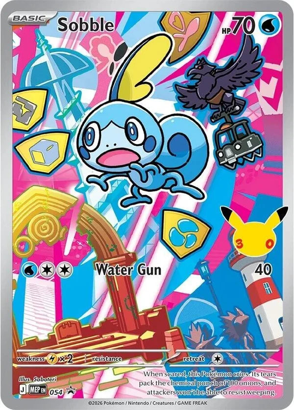 Carte Pokémon Larméléon (Sobble) MEP 054 – version française