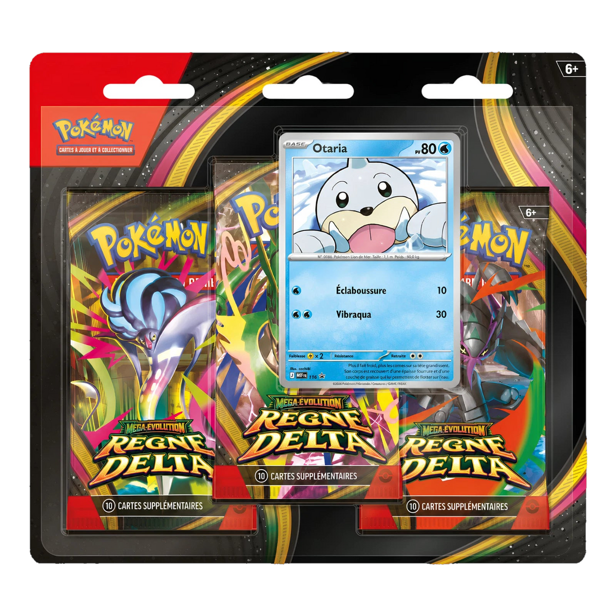 Pokémon ME06 Règne Delta – Tripack 3 boosters (FR)