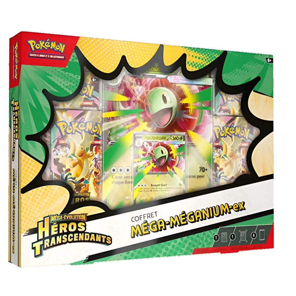 Pokémon ME2.5 Héros Transcendants – Coffret ex (4 boosters) (FR)