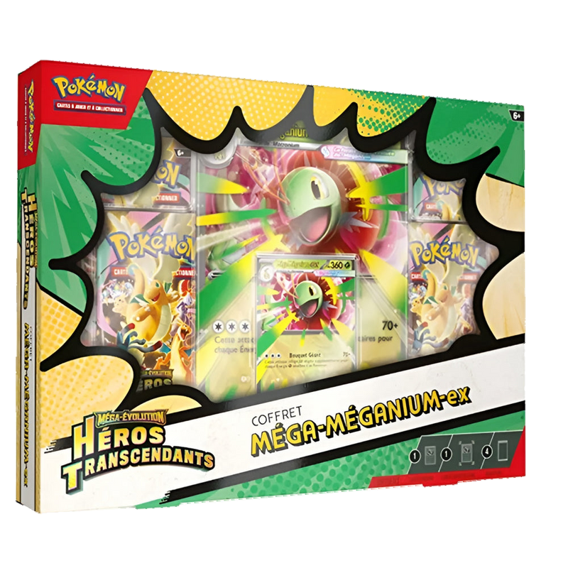 Pokémon ME2.5 Héros Transcendants – Coffret ex (4 boosters) (FR)
