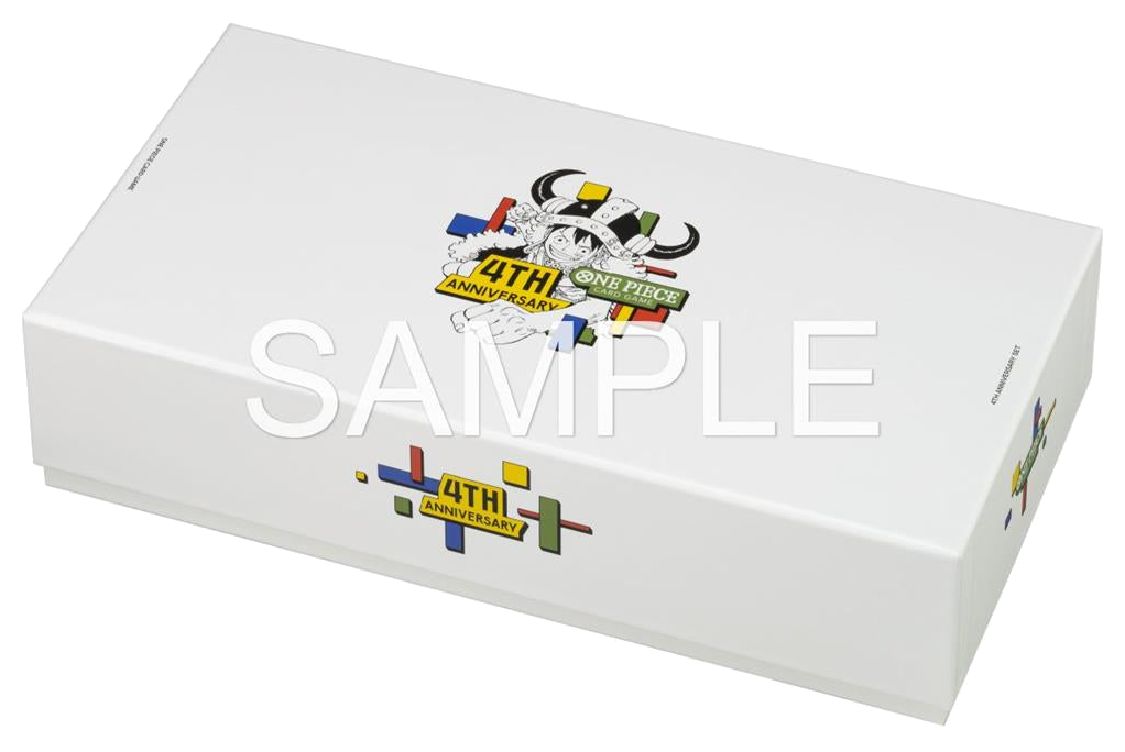 One Piece Card Game – Japanese 4th Anniversary Set (EN) – visuel officiel provisoire Bandai