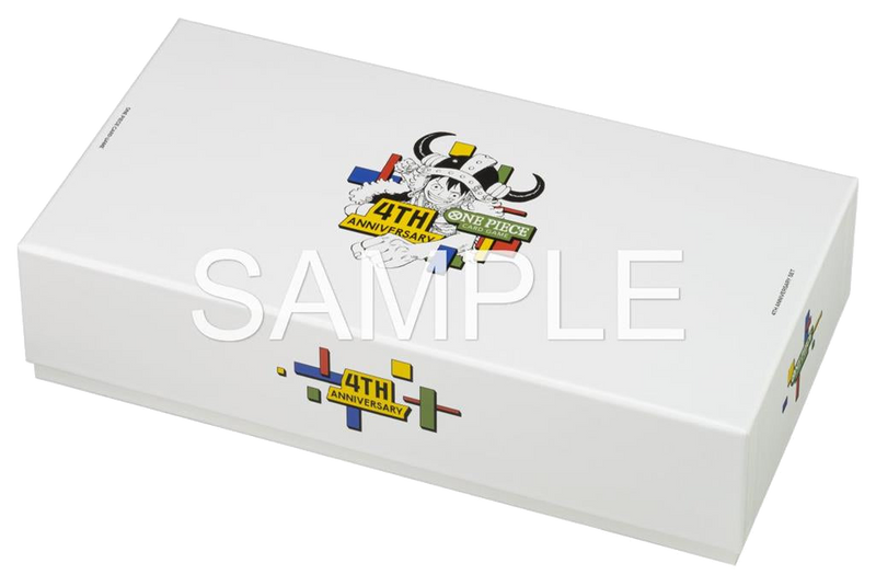 One Piece Card Game – Japanese 4th Anniversary Set (EN) – visuel officiel provisoire Bandai