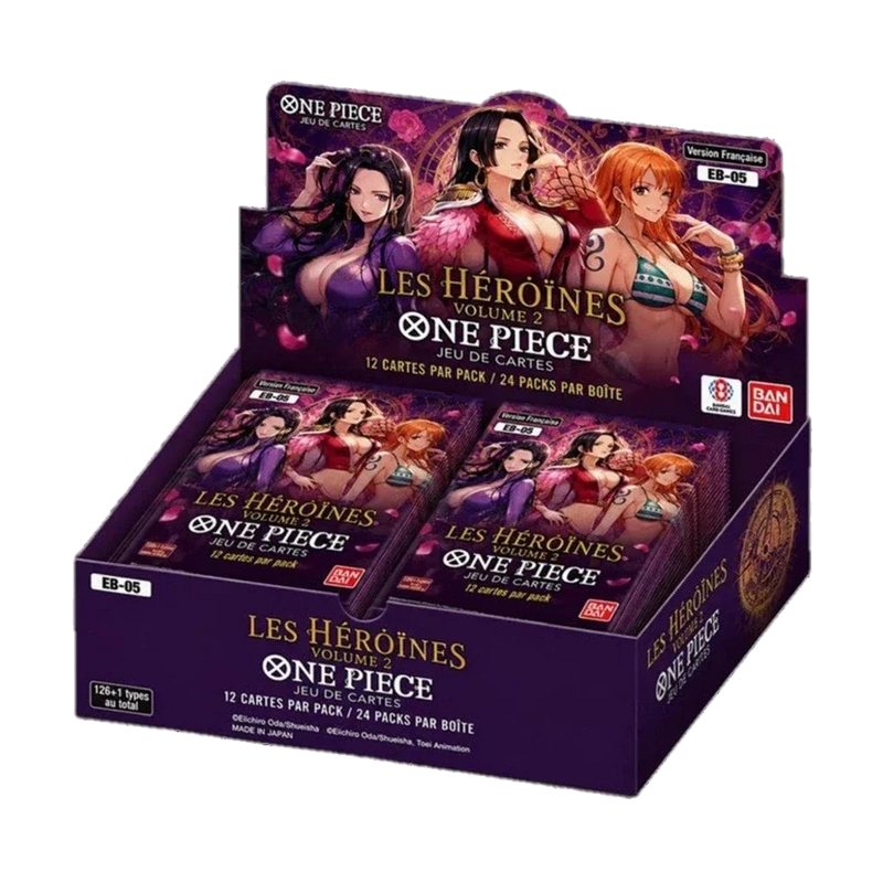 Display One Piece Card Game EB-05 Les Héroïnes volume 2 (version française), 24 boosters