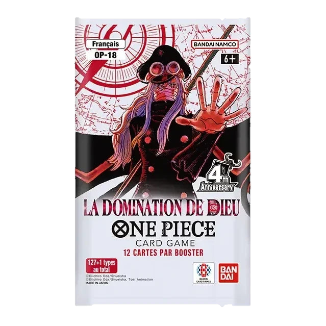 Booster One Piece Card Game OP-18 La Domination de Dieu (version française)