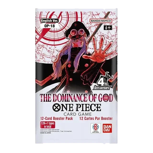 Booster One Piece Card Game OP-18 The Dominance of God (version anglaise)