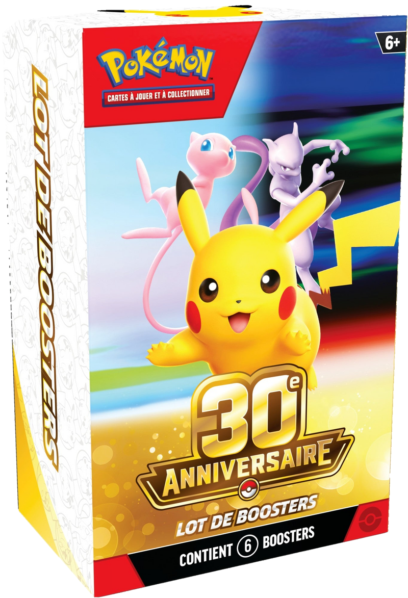 Pokémon 30e Anniversaire – Lot de 6 boosters (Booster Bundle) (FR)