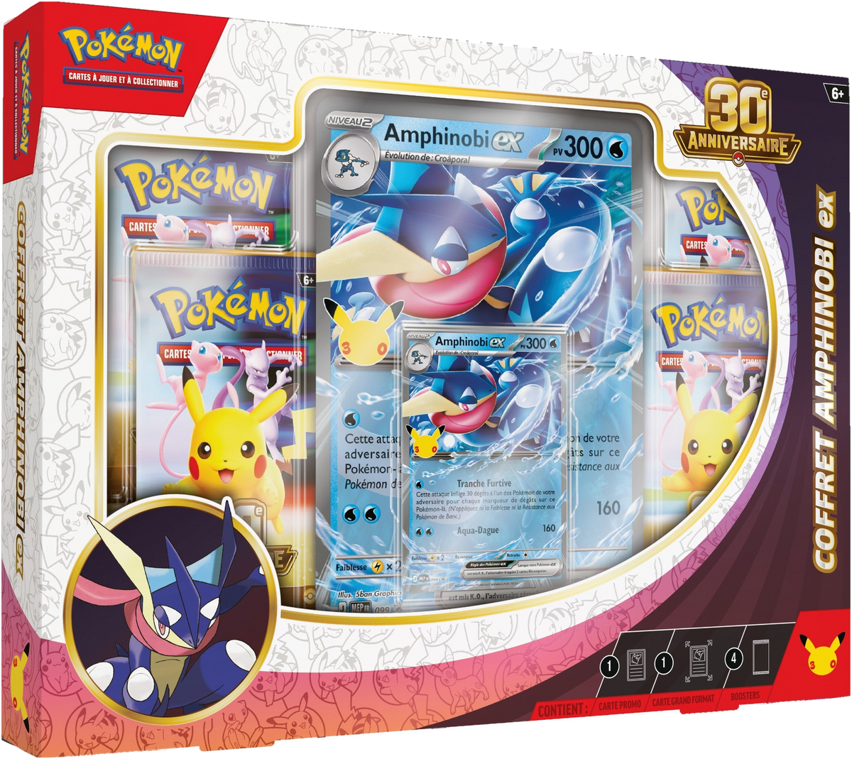 Pokémon 30e Anniversaire – Coffret Amphinobi-ex (FR)