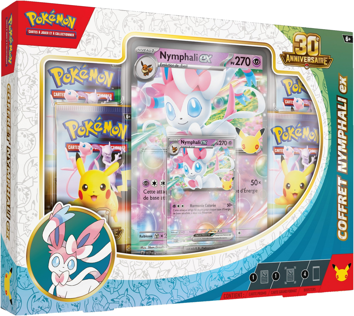 Pokémon 30e Anniversaire – Coffret Nymphali-ex (FR)