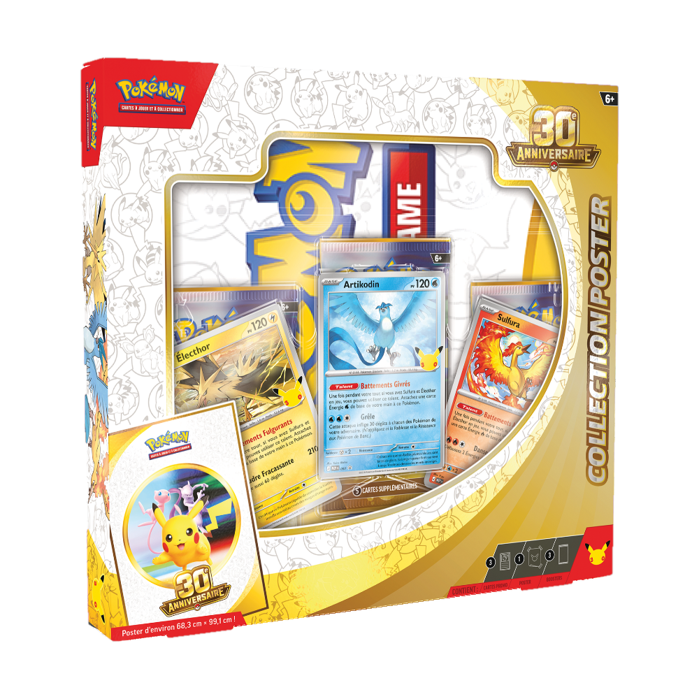 Pokémon 30e Anniversaire – Collection Poster (FR)