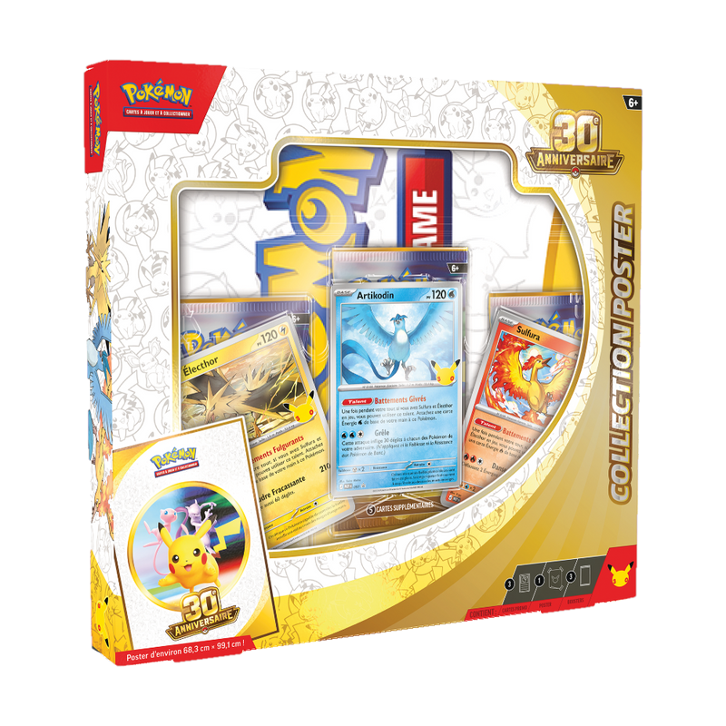 Pokémon 30e Anniversaire – Collection Poster (FR)