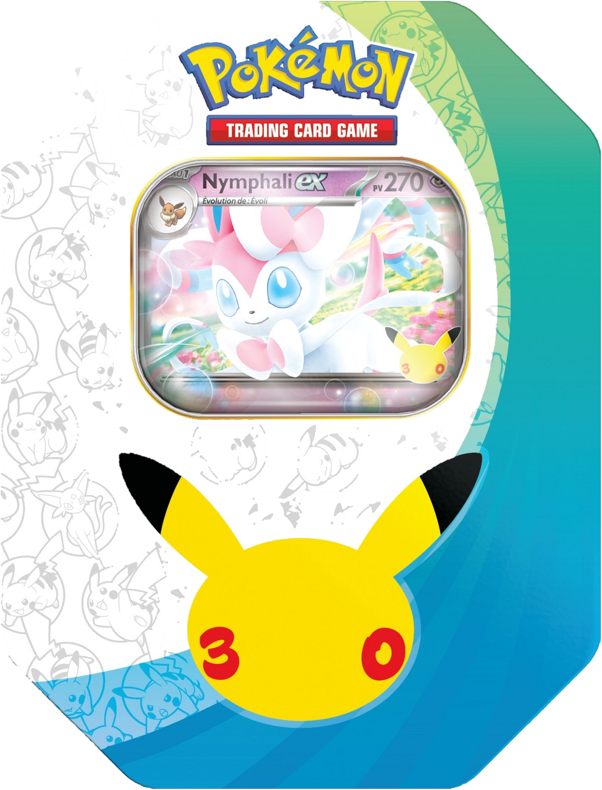 Pokémon 30e Anniversaire – Boîte métal (Tin) 4 boosters (FR)