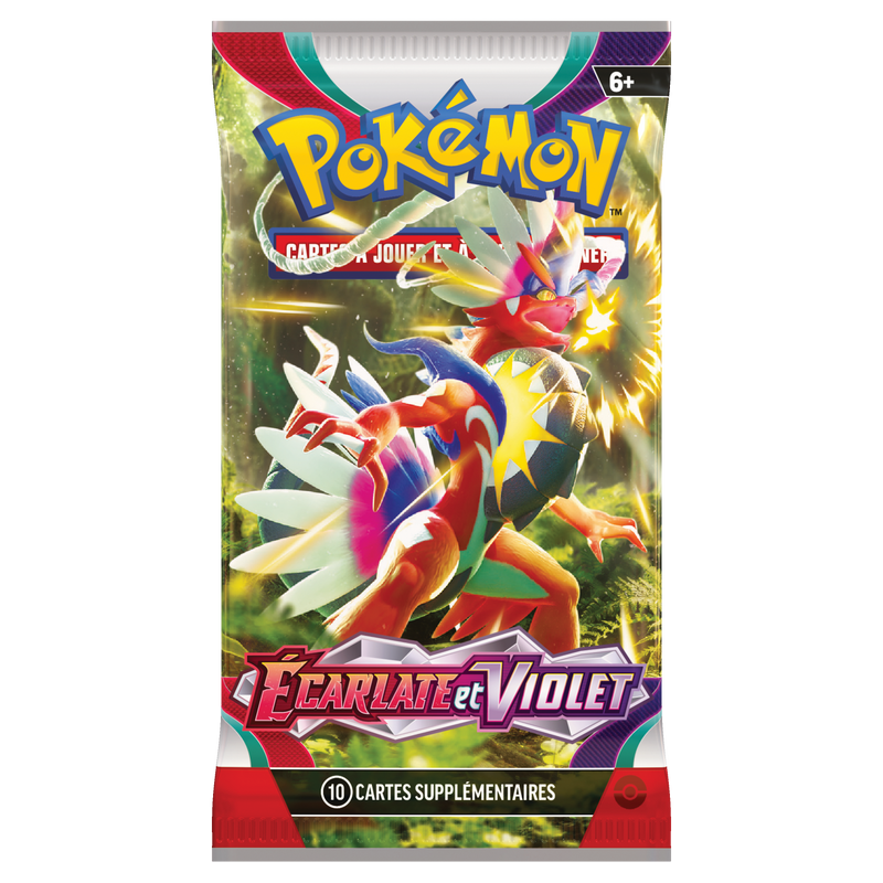 Booster Pokémon Écarlate et Violet EV01 FR, illustration Koraidon