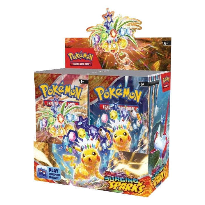 Booster display 36 boosters Pokémon Scarlet & Violet Surging Sparks SV08 – version anglaise
