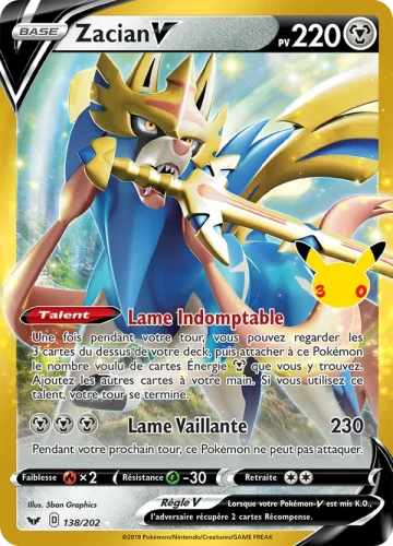 Zacian-V · 30C 028/30 · FR